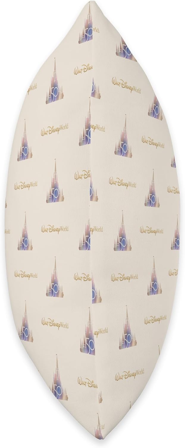 Walt Disney World 50th Anniversary Castle Print Throw Pillow
