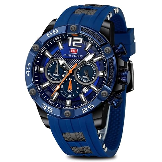 Relógio masculino esportivo militar à prova d'água multifuncional cronógrafo pulseira de silicone luminosa relógios casuais para homens moda relógio de pulso negócios