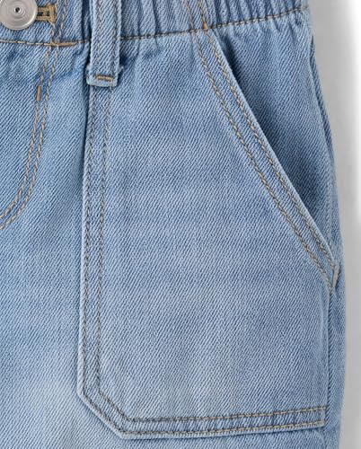 Image of The Children's Place Girls Denim Shortie Shorts