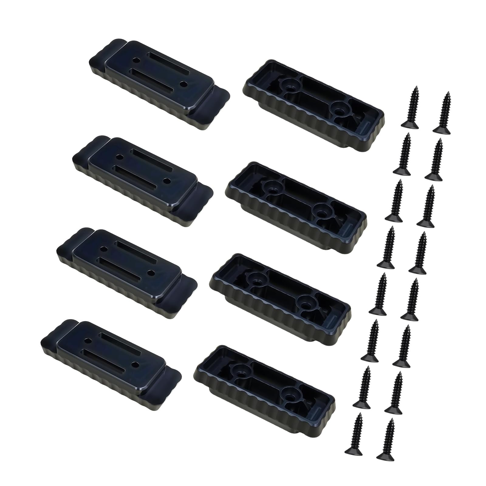 Xjdzineq 12Pcs Heavy Duty Abs Mounting Feet For Power Tool Systems Includes Fastening Nails Mounting Feet For Power Tool
