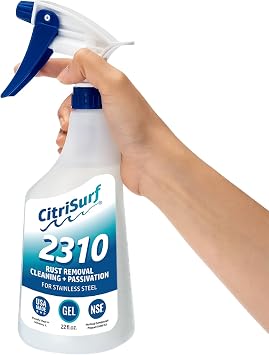 Citrisurf 2310 Gel Stainless Steel Rust Remover and Passivation Cleaner