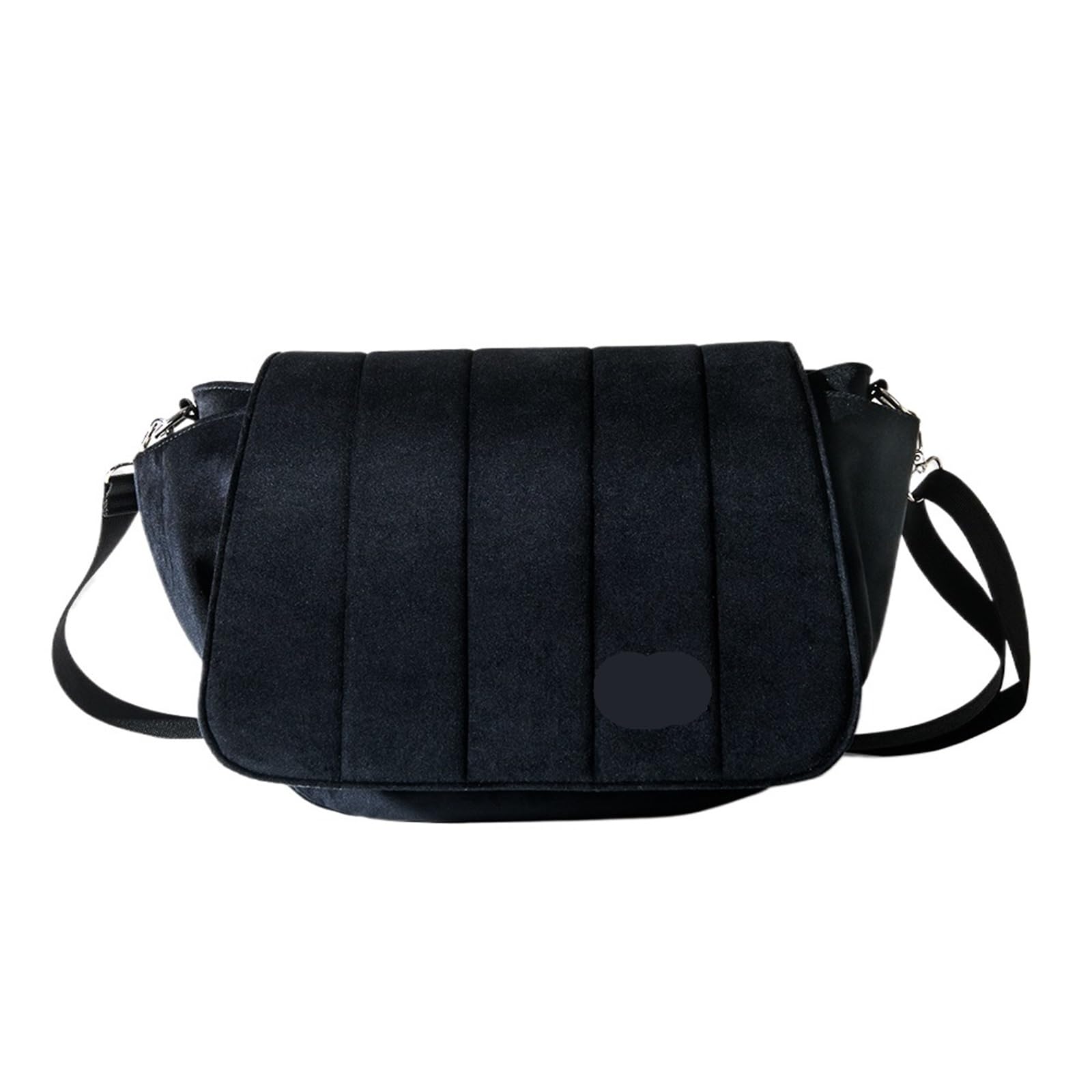 Bolso Carro Bebe Bolso Organizador de pañales for Cochecito de Pana Negro, Bolso Cruzado for mamá de Gran Capacidad, práctico y clásico