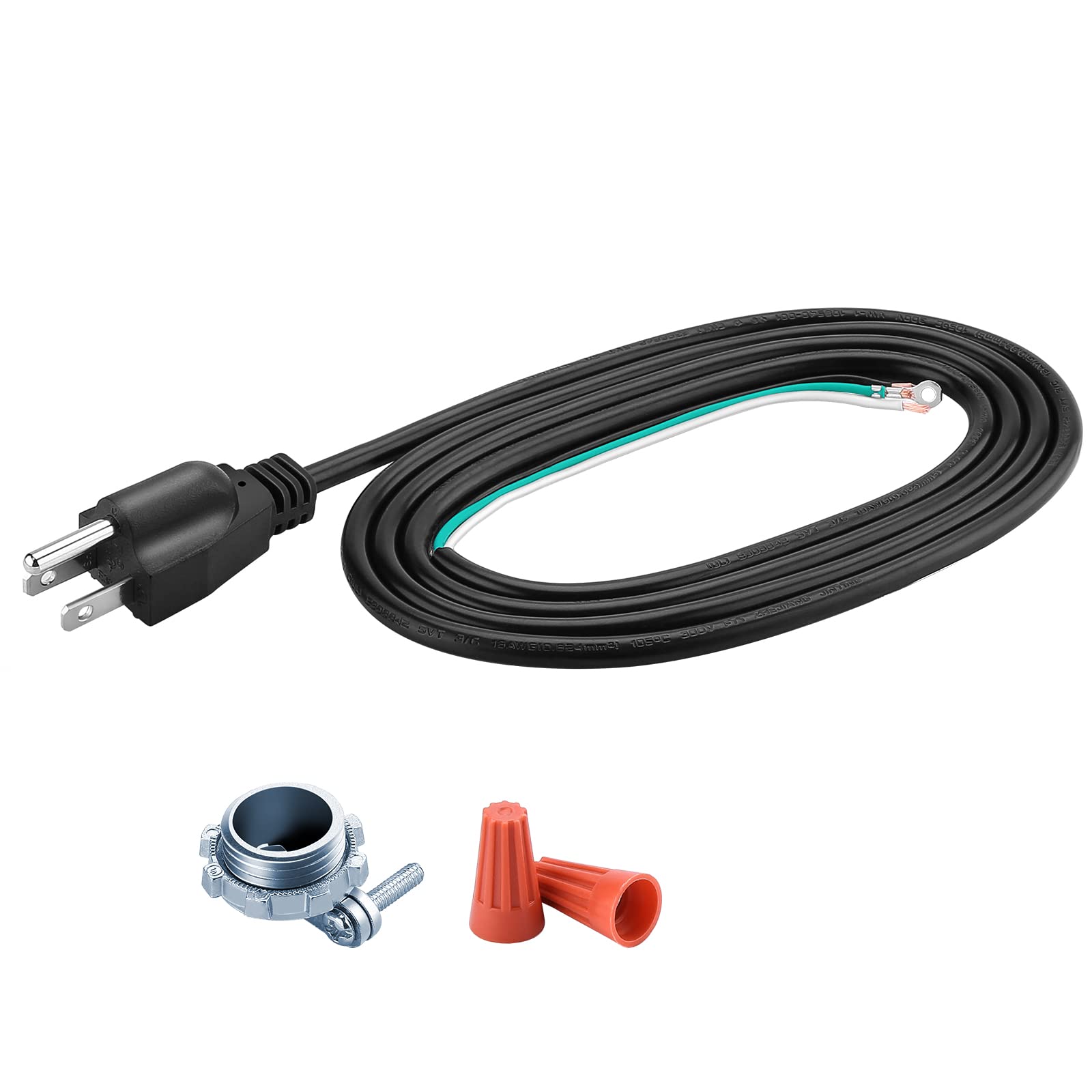 Amazon.com: HK 6 Feet Garbage Disposal Power Cord Kit, 3 Prong Power Cord,  Heavy Duty Power Cord Replacement for Any Garbage Disposal Model as  InSinkErator : Tools & Home Improvement