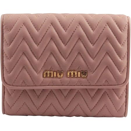 Amazon ミュウミュウ 二つ折 財布 マドラス レザー ハート Miu Miu 5mv4 2bc3 F0002 Madras Love Nero ブラック Miumiu レディース 並行輸入品 財布