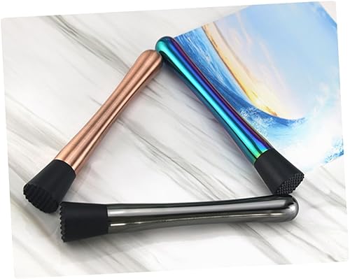 Miniatura 8 de BESTOYARD Muddler para cocteles Muddler Cocina Metal Cocktail Muddler Fruit Muddler Herramientas de cóctel Mojito Muddler