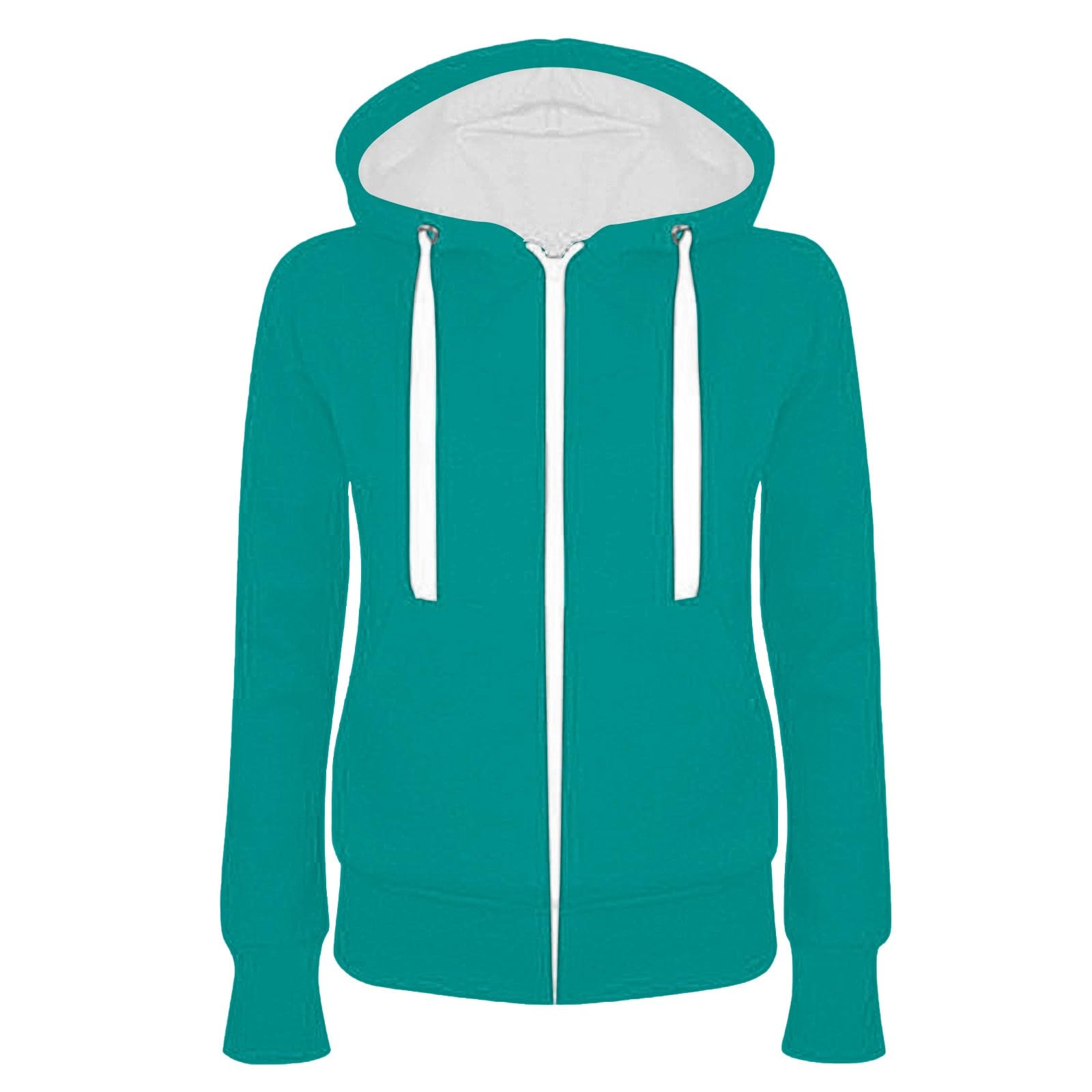 Hoodies for Women 2024 Zip Up Oversized Sweatshirt Fleece Jackets Comfy Winter Clothes Teen Girls Cute Y2K Tops