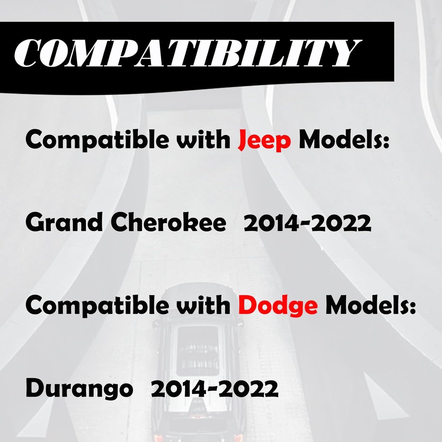 MechanMagic Keyless Entry Remote Control Key Fob Replacement Fits for Jeep Grand Cherokee Dodge Durango 2014 2015 2016 2017 2018 2019 2020 2021 2022 Proximity Smart Key Car M3N-40821302 68143505AA - Image 3