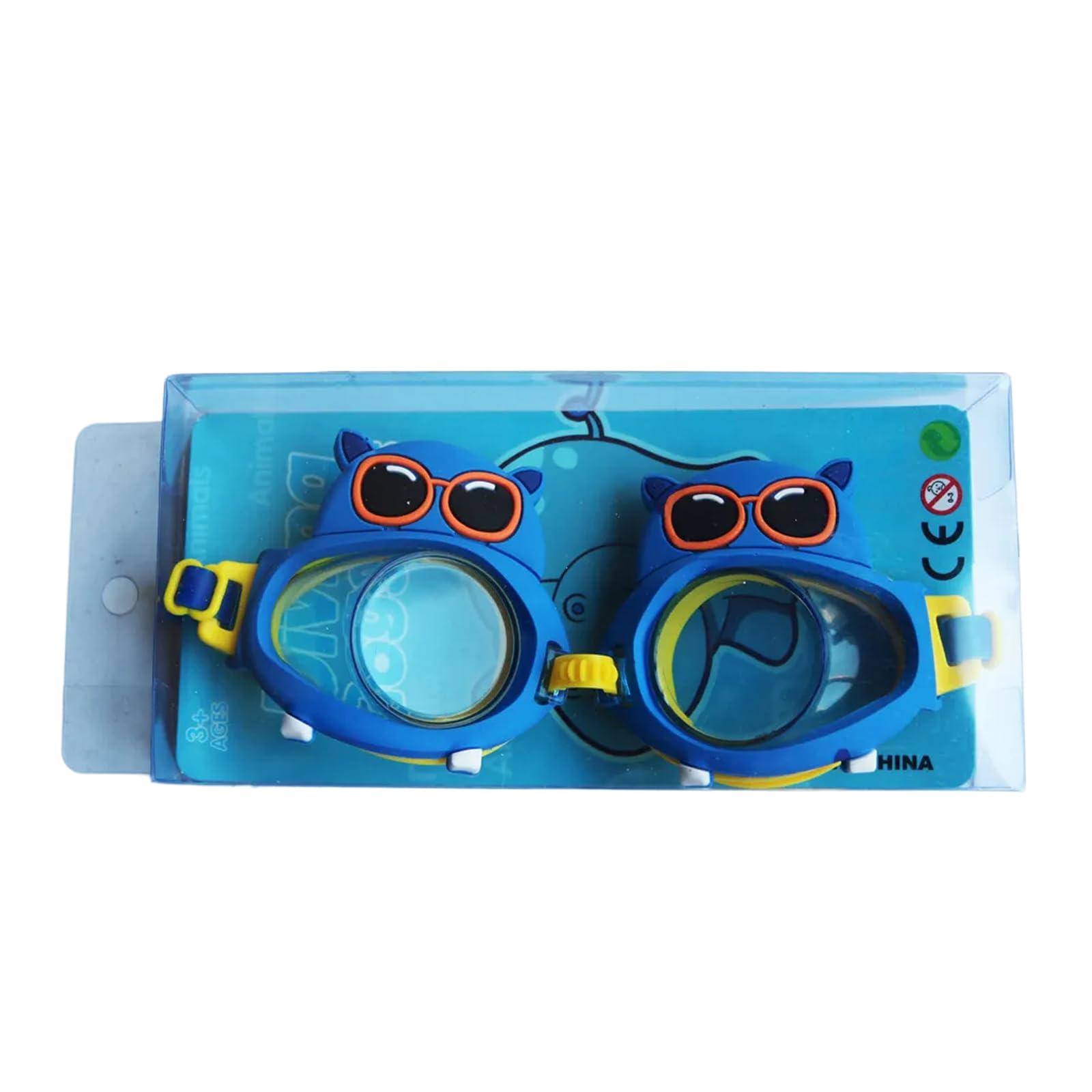 Gafas De Natación Infantiles Con Diseño De Dibujos Animados – Silicona