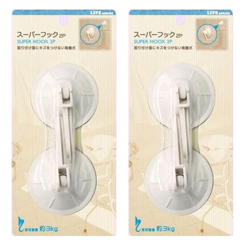 強力吸盤フック 浴室フック PET 透明 2個 フック クリア キッチン