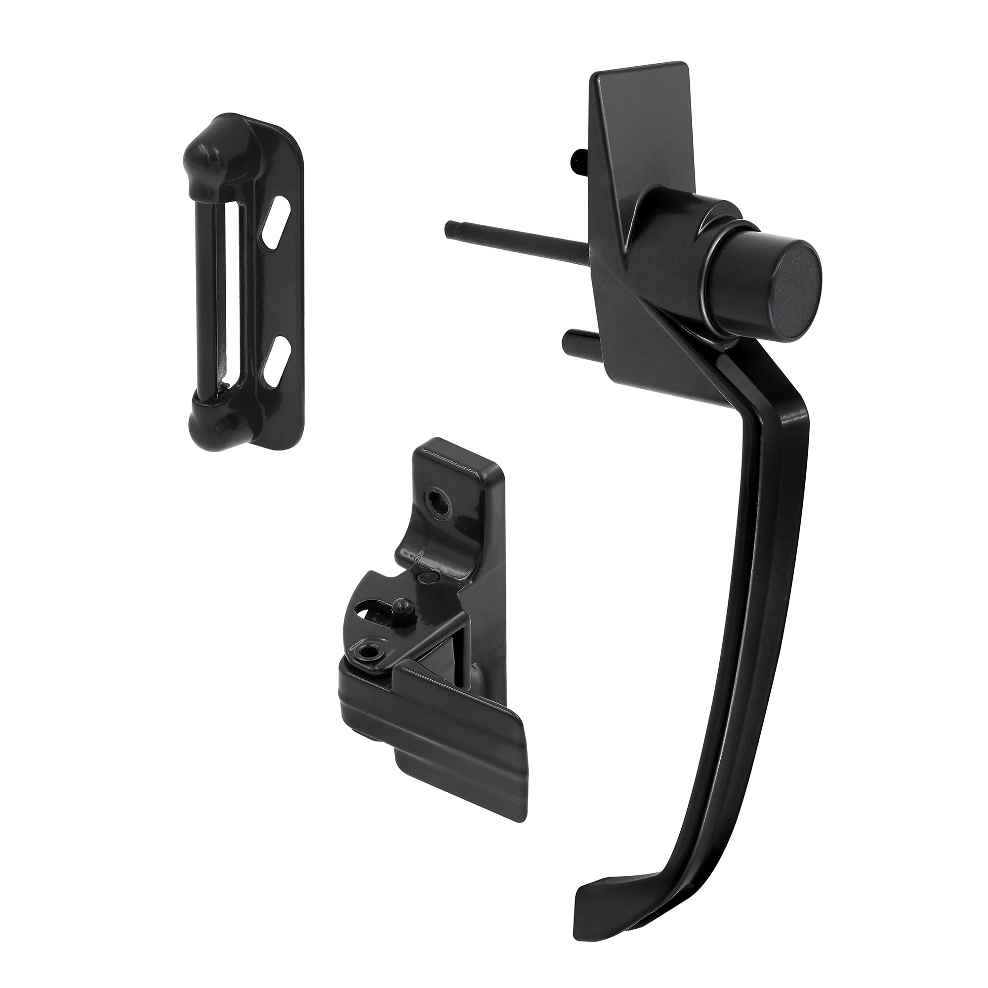 Black Push Button Latch - Secure Your Doors -1 Black Push Button Latch - Secure Your Doors -1