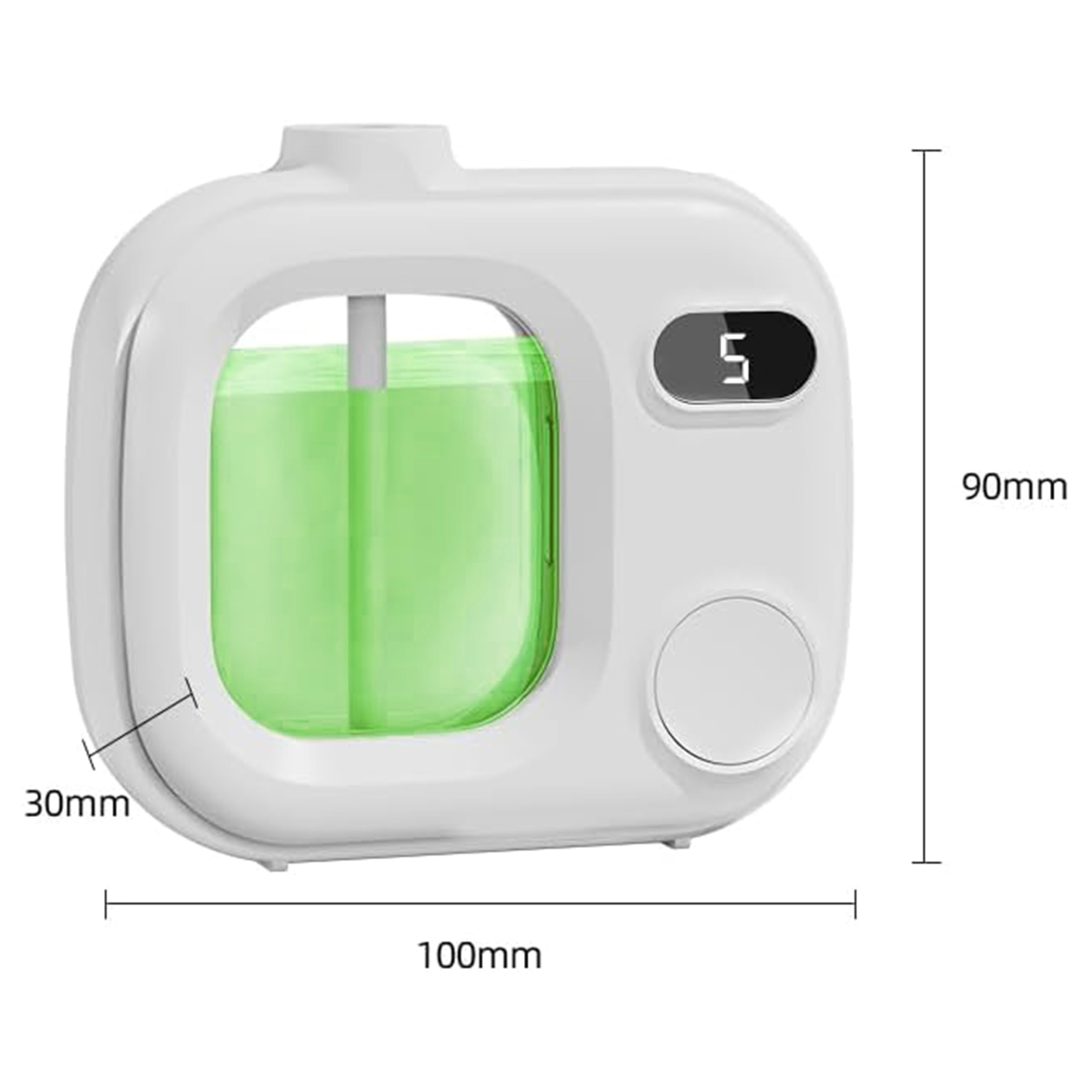 Difusor de aceite esencial de aromaterapia, difusor pequeño de aceite para el hogar, humidificador ultrasónico recargable de 5 modos, ambientador de carga USB automática, difusor LED