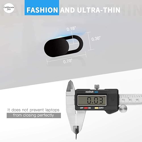 Miniatura 3 de Funda deslizante para cámara de laptop, paquete de 3 fundas para cámara web, cubierta para cámara de teléfono, cubierta ultrafina para cámara de