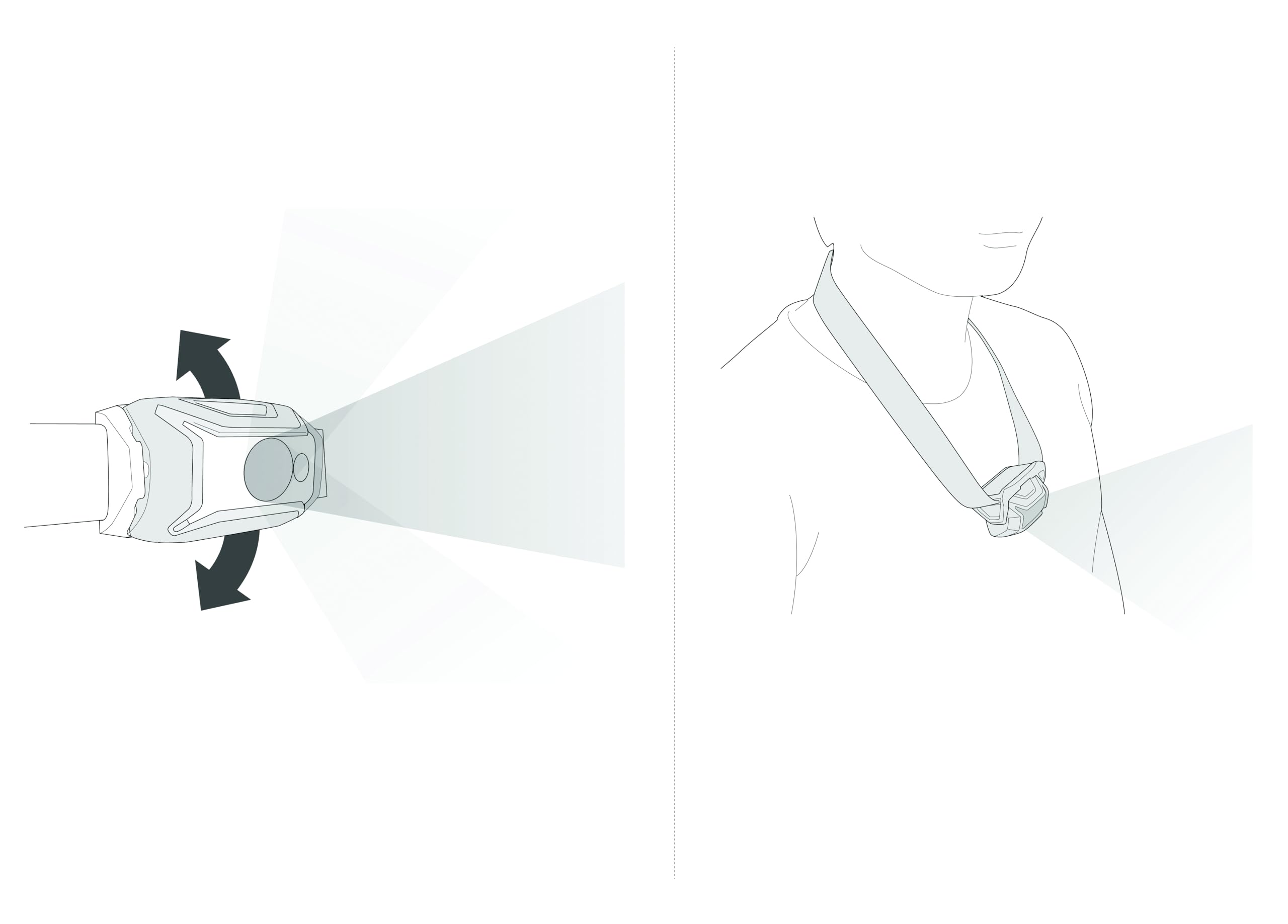 PETZL - Reflektor TIKKINA czarny