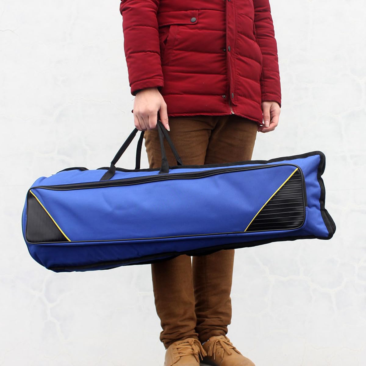 GALPADA Borsa per Trombone Oxford Spesso Resistente All'abrasioni Ampia Capacità e Tracolla Doppia per Trasporto Facile Blu