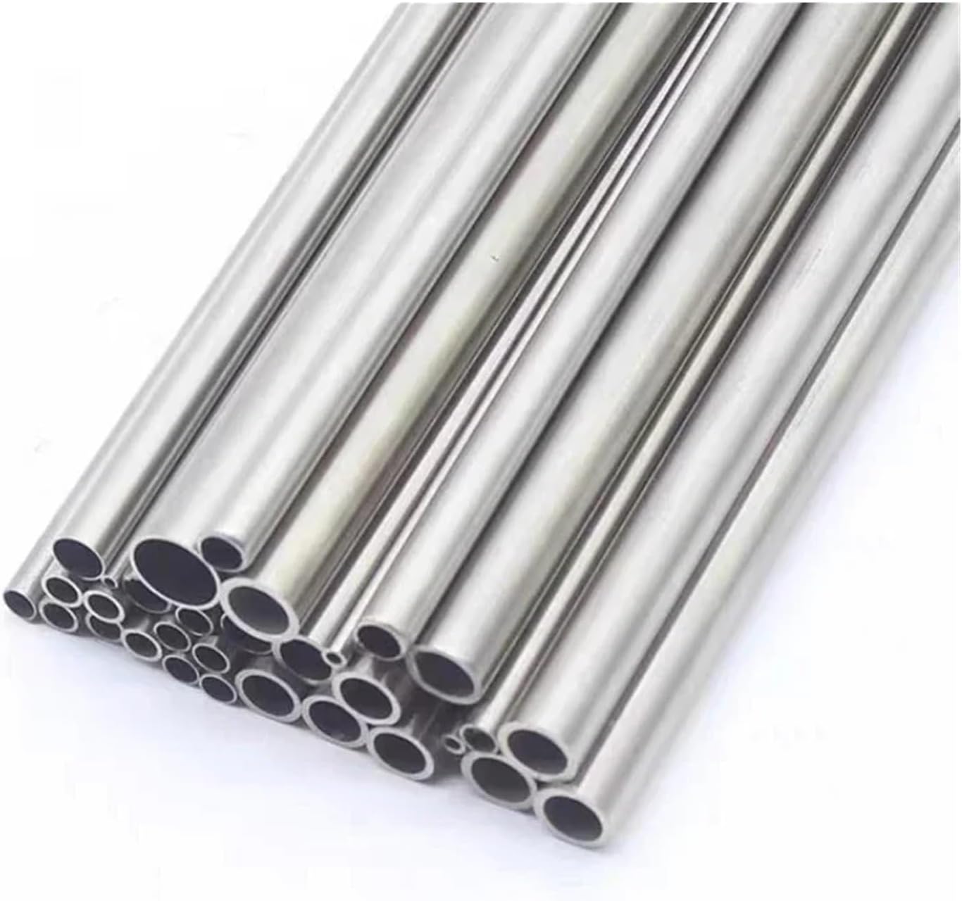 1PC 304 Stainless Steel Round Capillary Seamless Straight Tube OD 15-20mm ID 6-18mm Length 500mm(15x9x500mm 1PC)