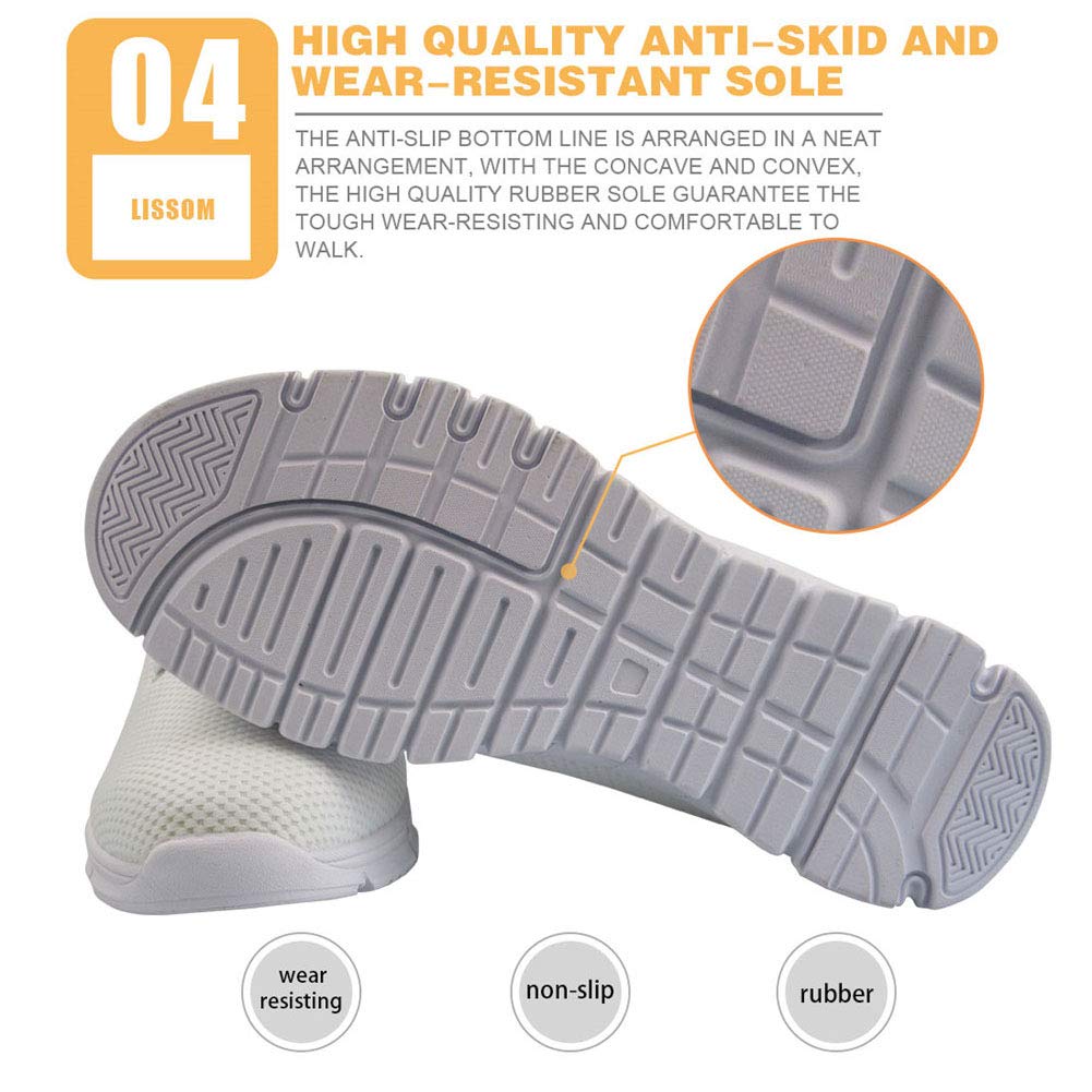 HUGS IDEA Leichtgewichtige Schaumstoff-Flachschuhe für Sport, Laufschuhe, Fitness, Joggen