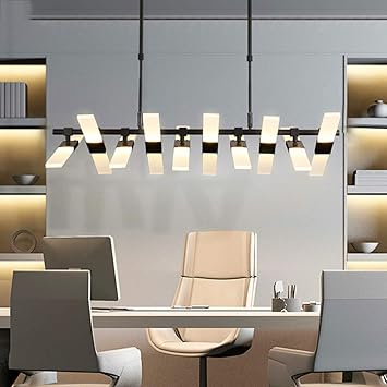 Amazon Co Jp Ledペンダントライトダイニングテーブルペンダントランプブラックキッチンアイランド照明 180度 回転可能で回転可能なスポットライト 高さ調節可能なリビングルームランプ Kaltwei Szlig E ホーム キッチン