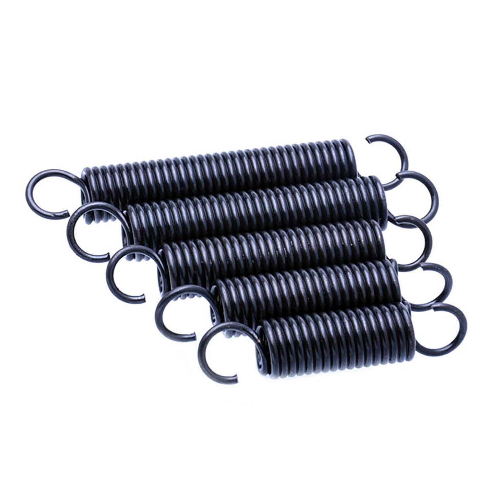 DHAEY 5Pcs Extension Spring 1mm Tension Spring With Hook Wire Dia 1*OD 10mm/12mm*Length 25-60mm(1x10x25mm)