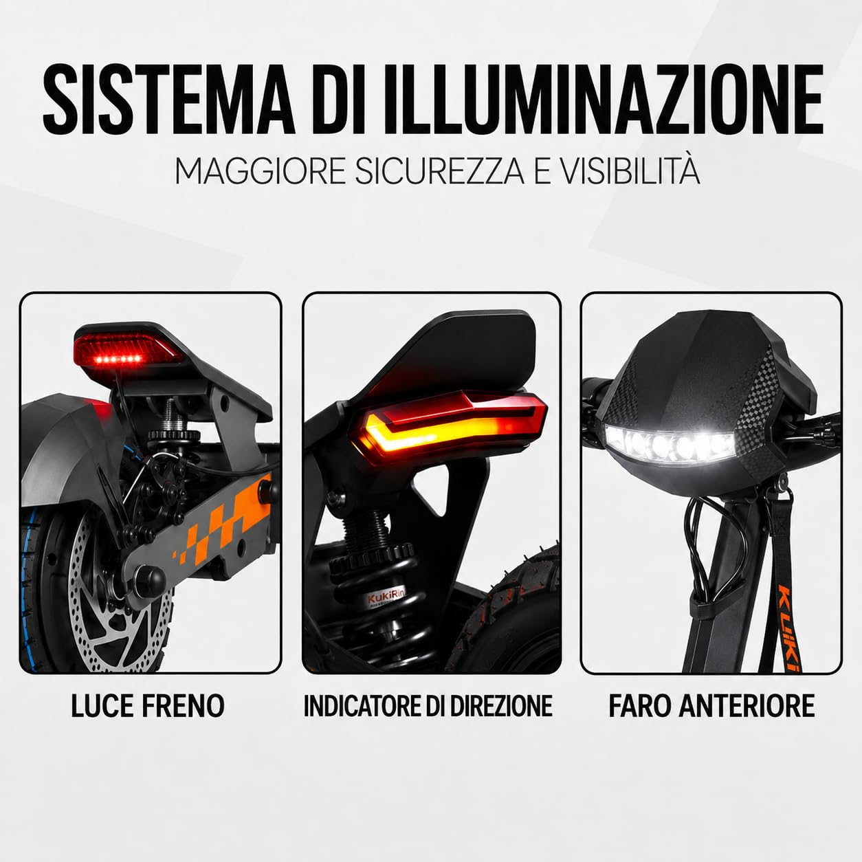 Kukirin G2 Monopattino Elettrico Adulto,Scooter Elettrico,Patinete Electrico,Autonomia di 55KM,Velocità Massima 25km/h,10" Pneumatici,Doppia Frenata,3 Modalità di Velocità,Capacità di Carico120KG
