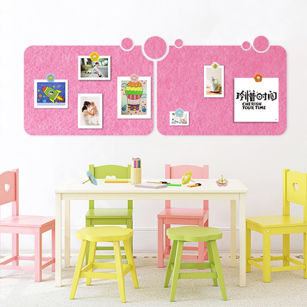 Puntine Decorative A Forma Di Fiore - 30 Pezzi Colorati Per Bacheche In Sughero, Ufficio E Casa
