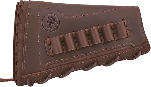 WAYNE'S DOG Reposamanos para rifle (marrón (.308 .30-06 .45-70), Righty Shooter)