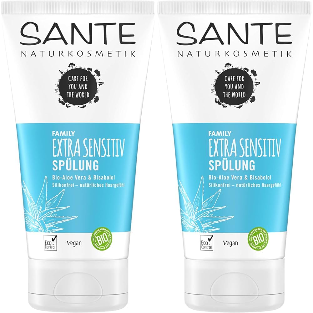 SANTE Naturkosmetik Extra Sensitiv Spülung BioAloe Vera & Bisabolol, Intesive