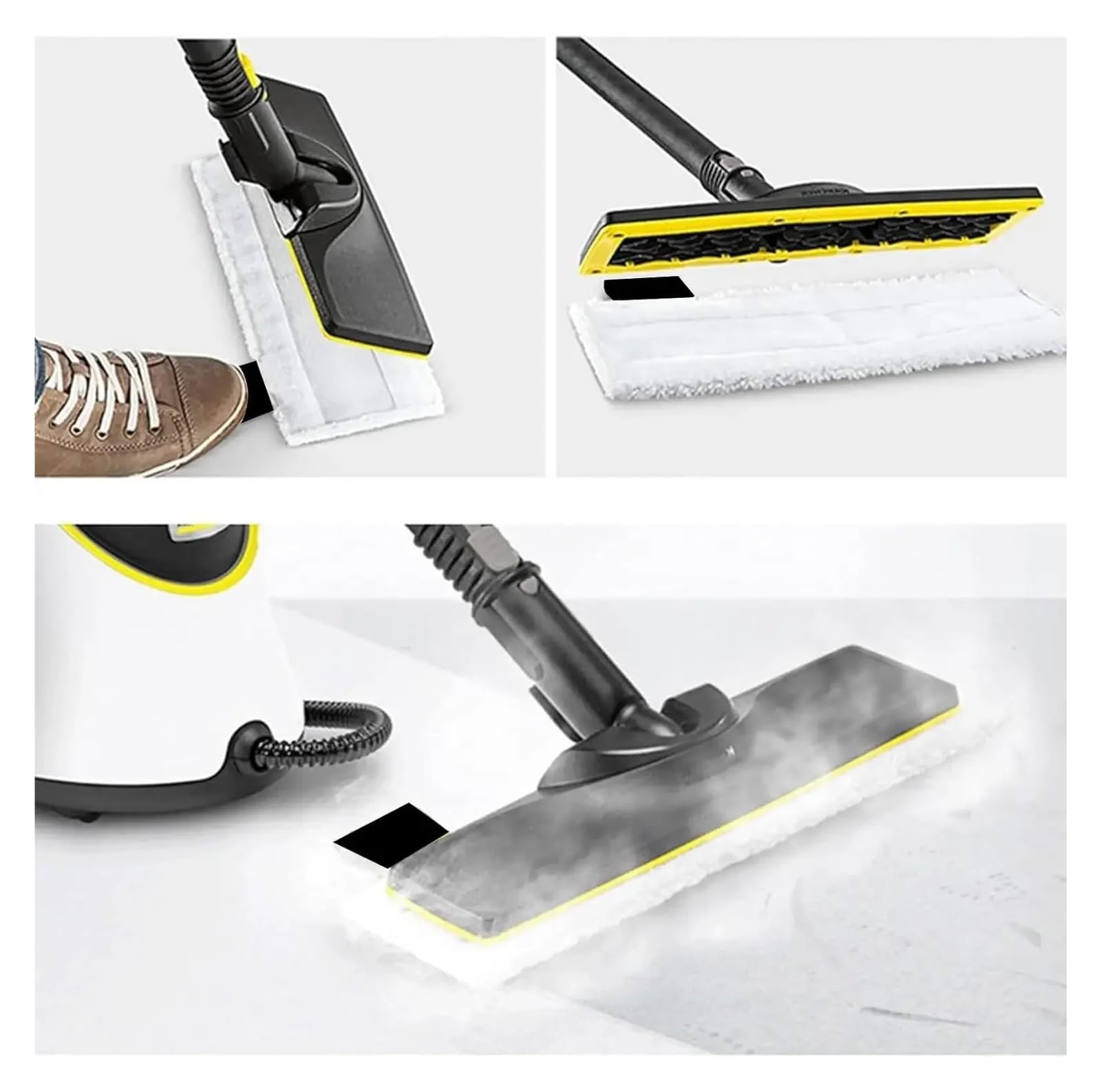 Paño de mopa for limpieza a vapor, Compatible con Karcher,Easyfix SC1 SC2 SC3 SC4 SC5, repuesto for aspiradora(D (10Pcs))