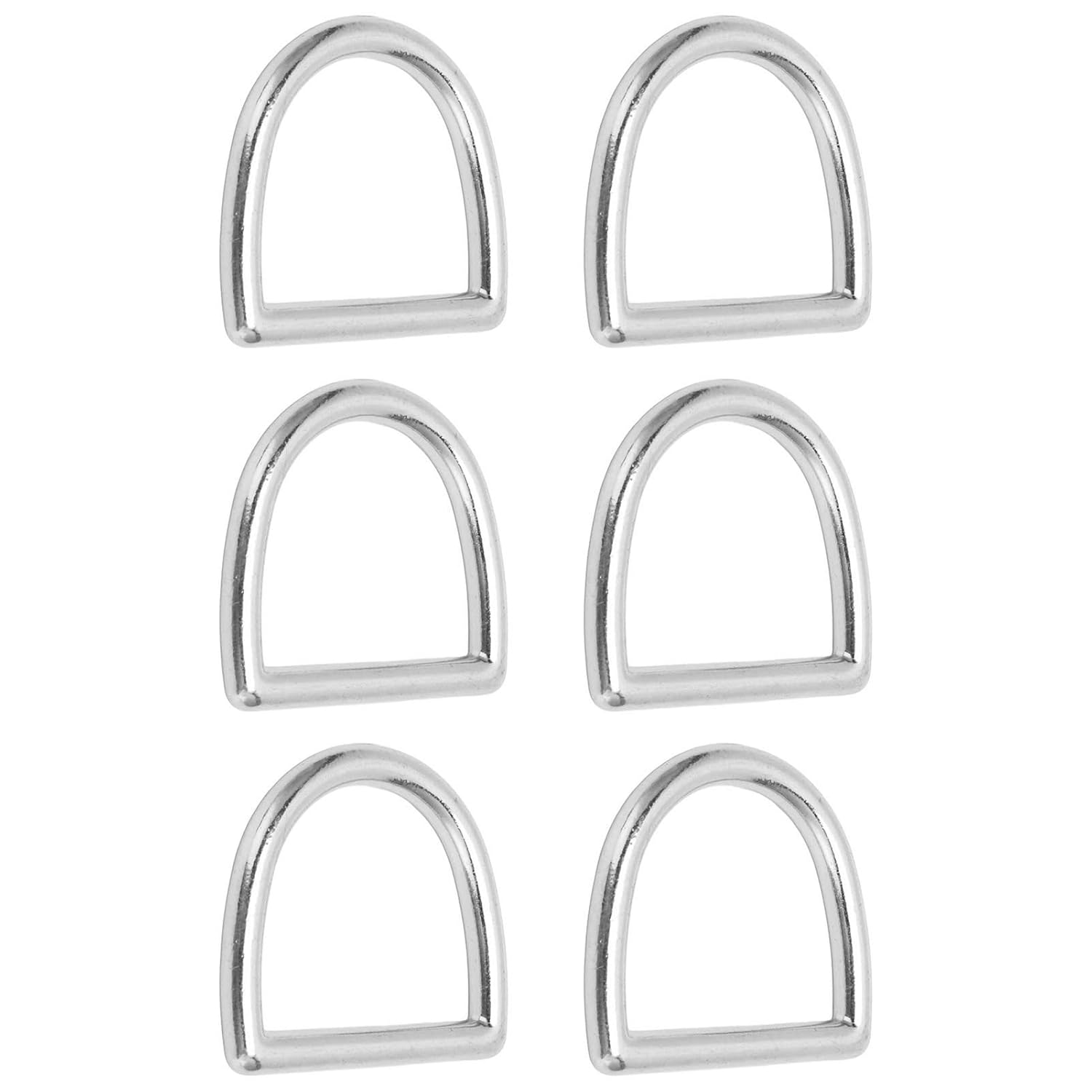 DRings, Two Colors 120 Pcs Heavy Duty Welded DRings for Key Chain