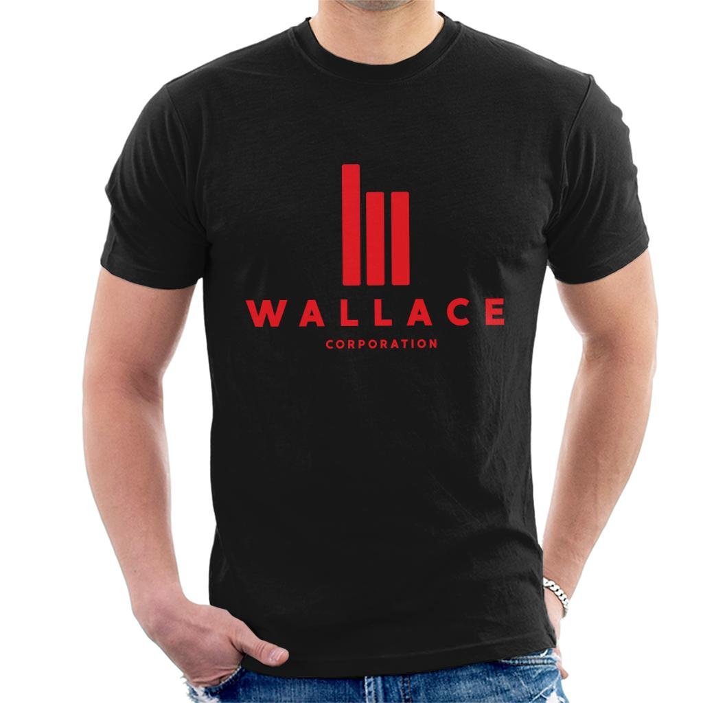 Cloud City 7 Men's Black Blade Runner 2049 Wallace Corp Logo T-Shirt