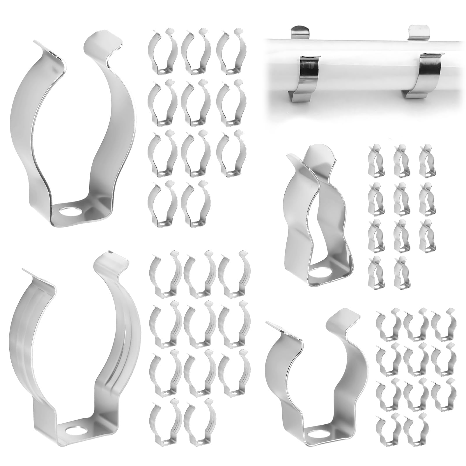 Cleco Federverschluss-Set Mit Zange, Lange Reichweite, 0-1/4 Zoll, 45-teilig