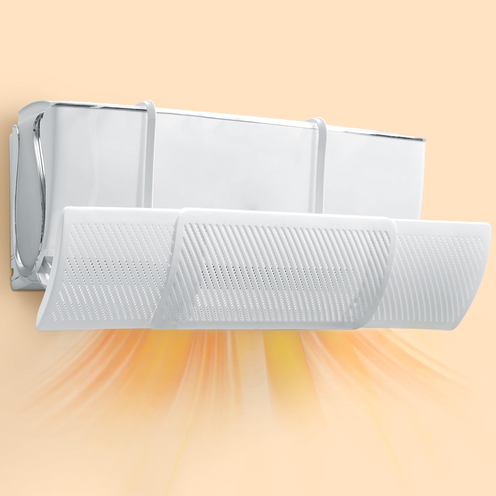 TITIROBA Air Conditioner Wind Cover, Gentle Warmth Without Drying Out With Air Conditioner, Direct Wind Prevention, 180° Adjustable Wind Direction, Stretchable, 99%, Wall-Mounted Air Conditioner