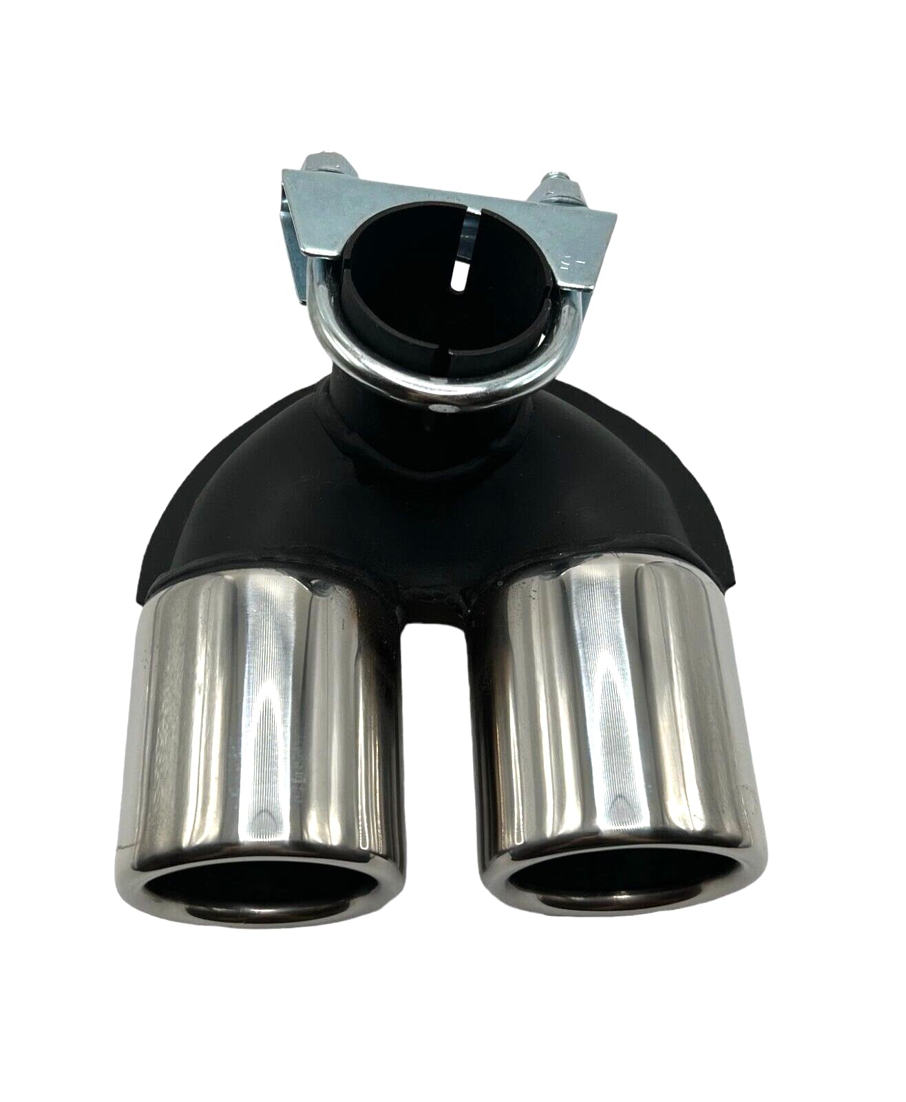 CARTUNER Smart Fortwo 450 deflettore di scarico a doppio tubo, 2 X 60 mm fino a 04/2007 City Coupe Coupe Cabrio