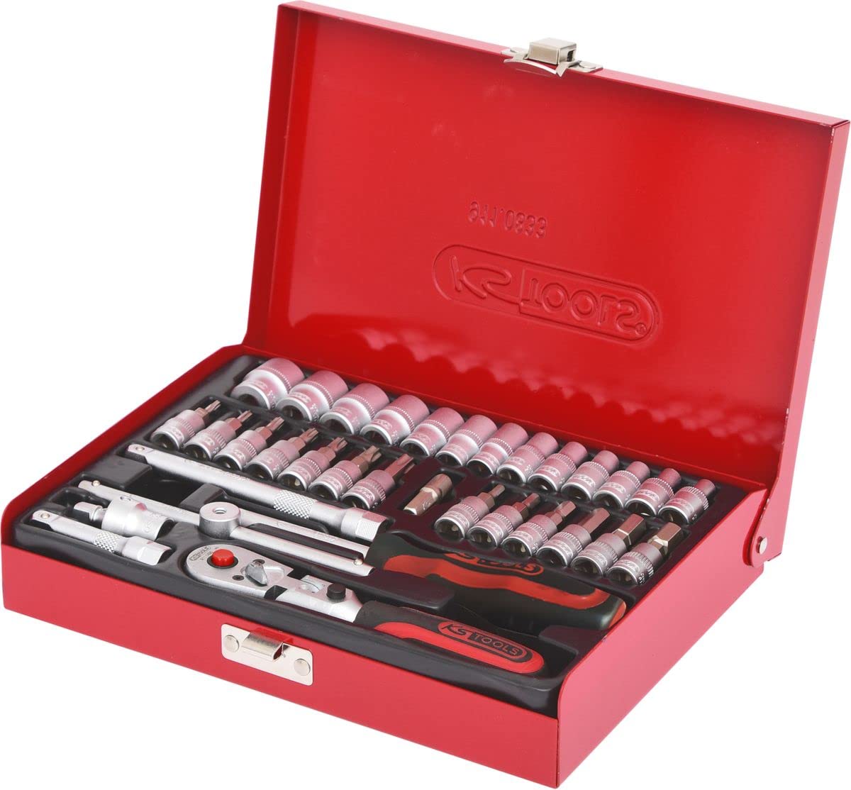 KS Tools 911.0833 - Pack de 33 llaves de vaso (tamaño: 1/4")