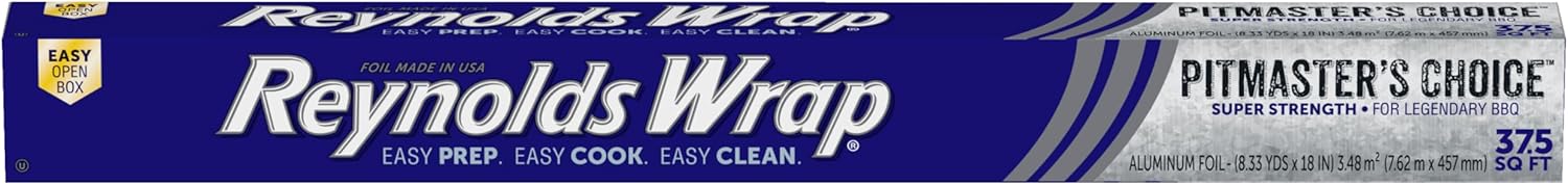 Reynolds Wrap Pitmaster’s Choice Super Strength Aluminum Foil (37.5 Square Foot Roll)