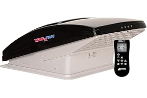 MaxxAir MaxxFan Deluxe Vent, Fan, Vent, Cover, Remote - Versatile RV Vent Fan