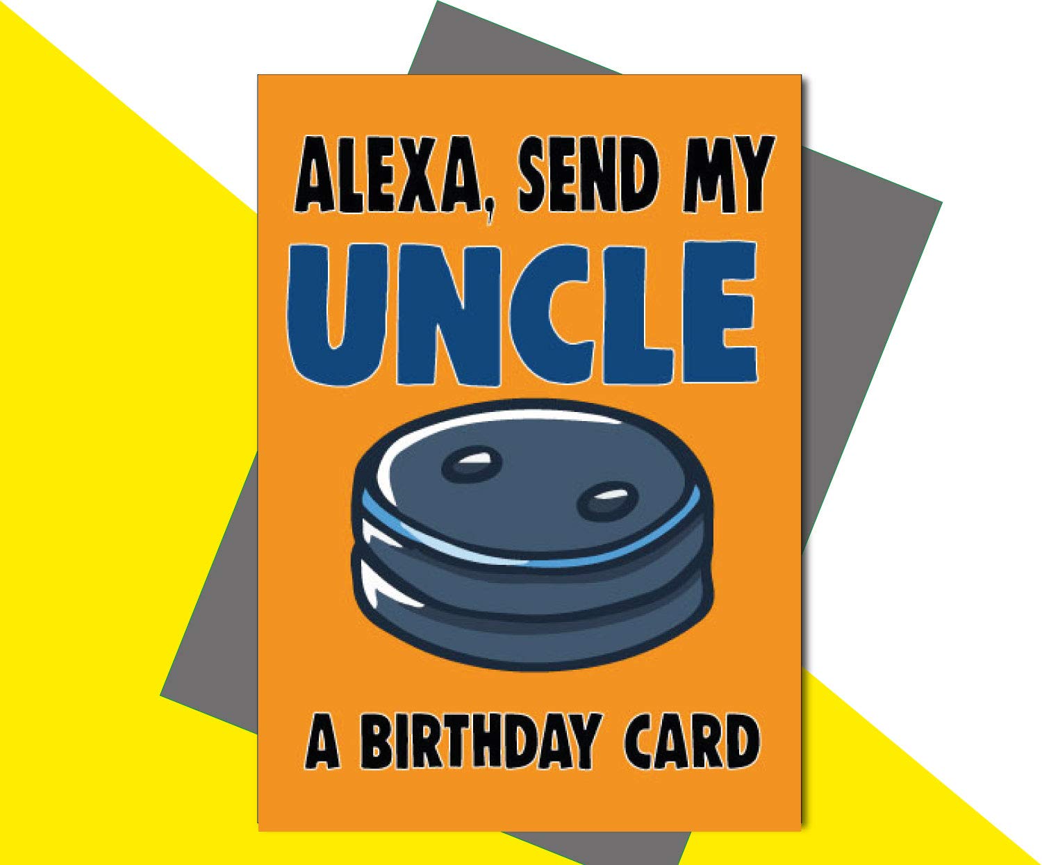 Amazon.com : Uncle Birthday Card Funny Alexa C653 : Office Products