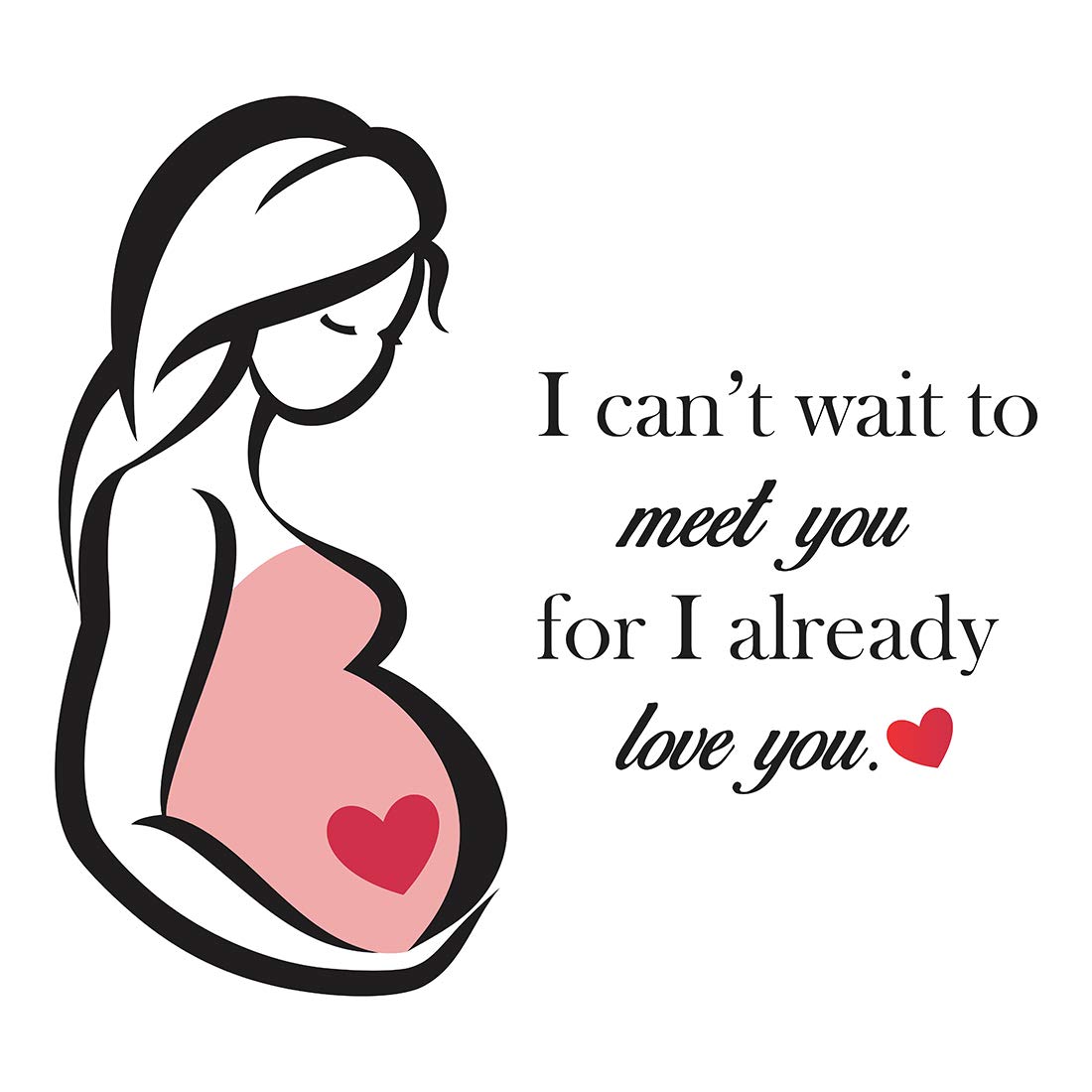 Buy Wallstick " Mother Love Quotes " wallstickers (Vinyl 60 cm x 55 cm