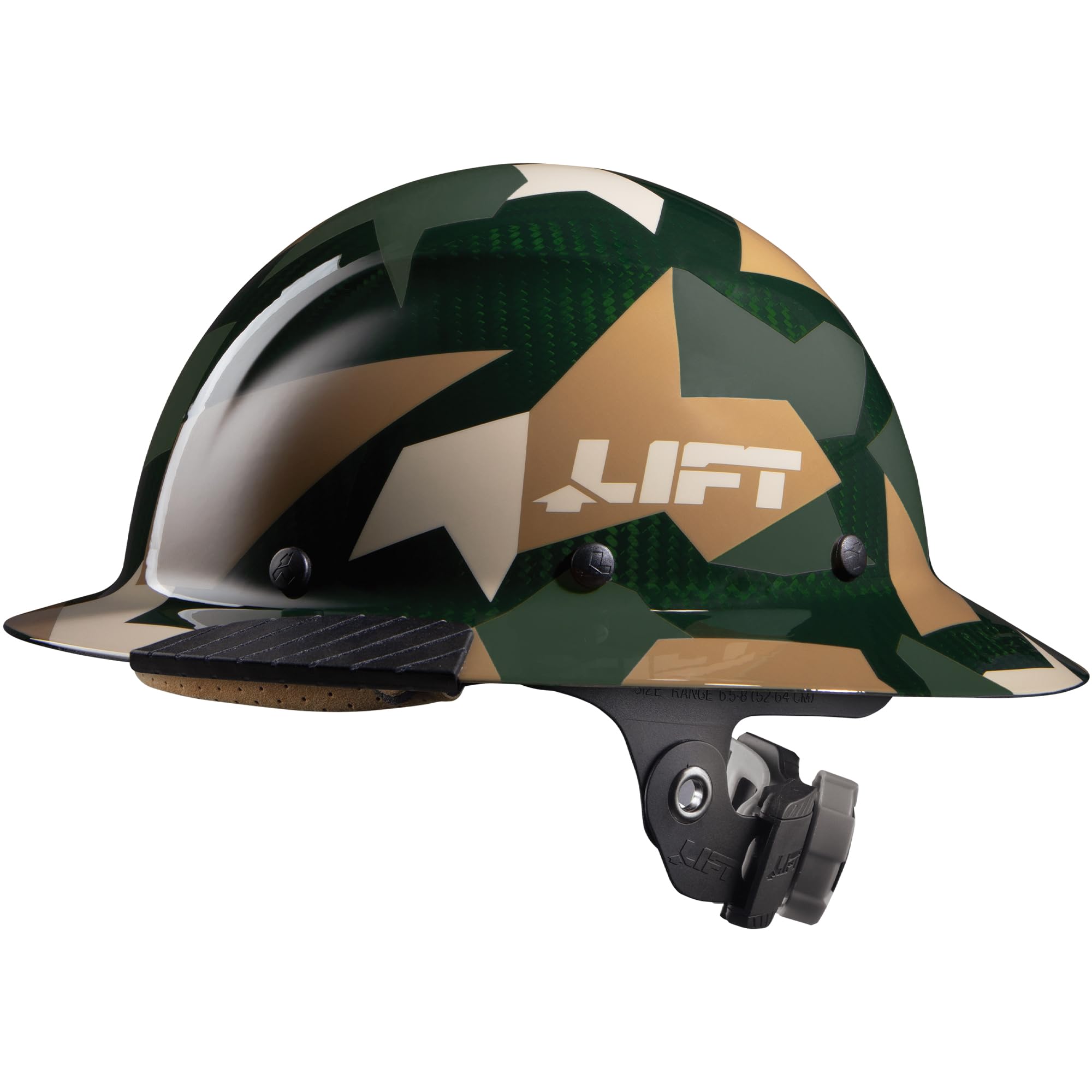 Lift Safety DAX Jungle Carbon Fiber Full Brim Hardhat
