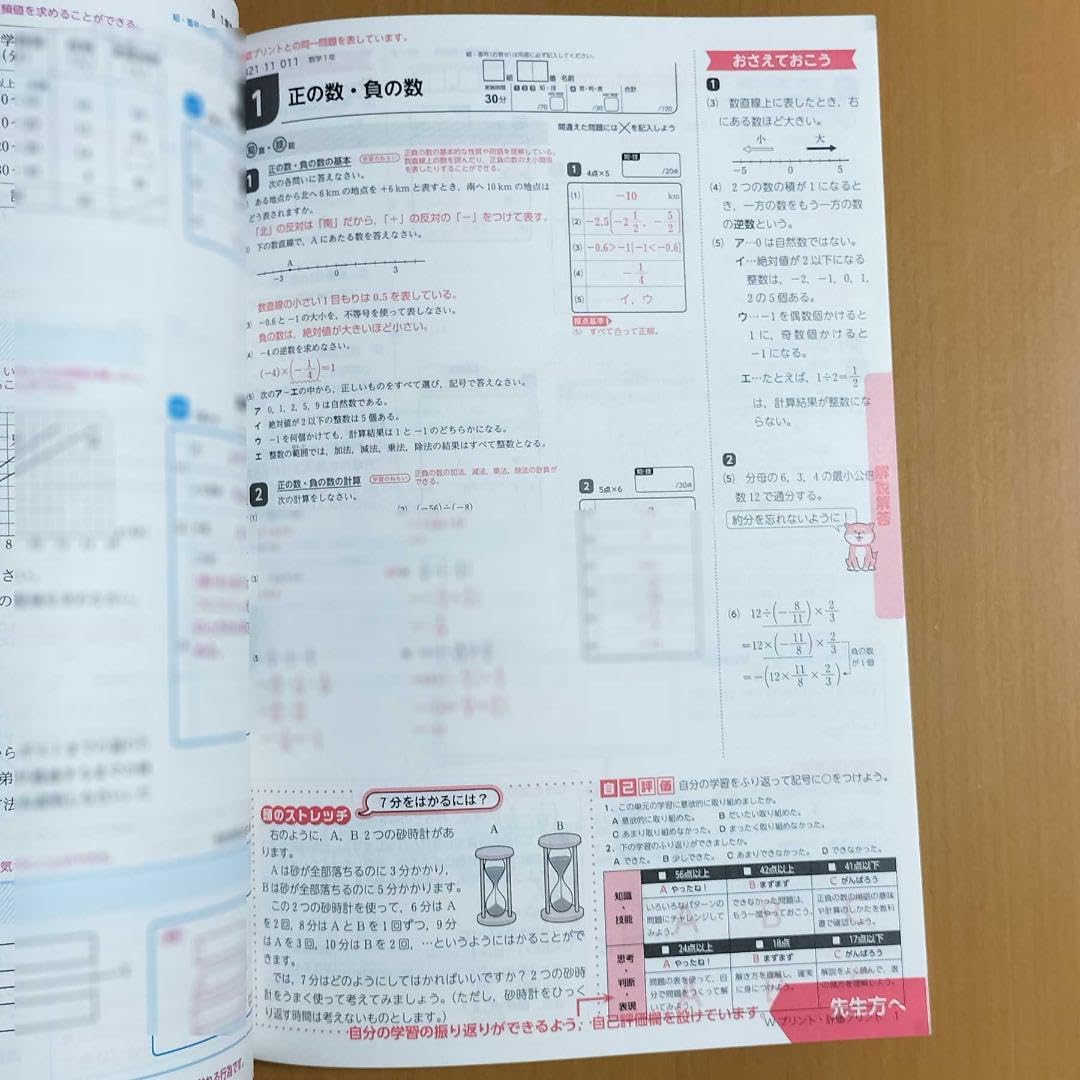 Amazon.co.jp: 2024年度版 Wプリント数学3年教師用新学社 ダブル