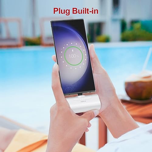 Miniatura 3 de iWALK Pequeño cargador portátil del USB C, cargador portátil del teléfono 4500mAh para la estación del cargador de Android