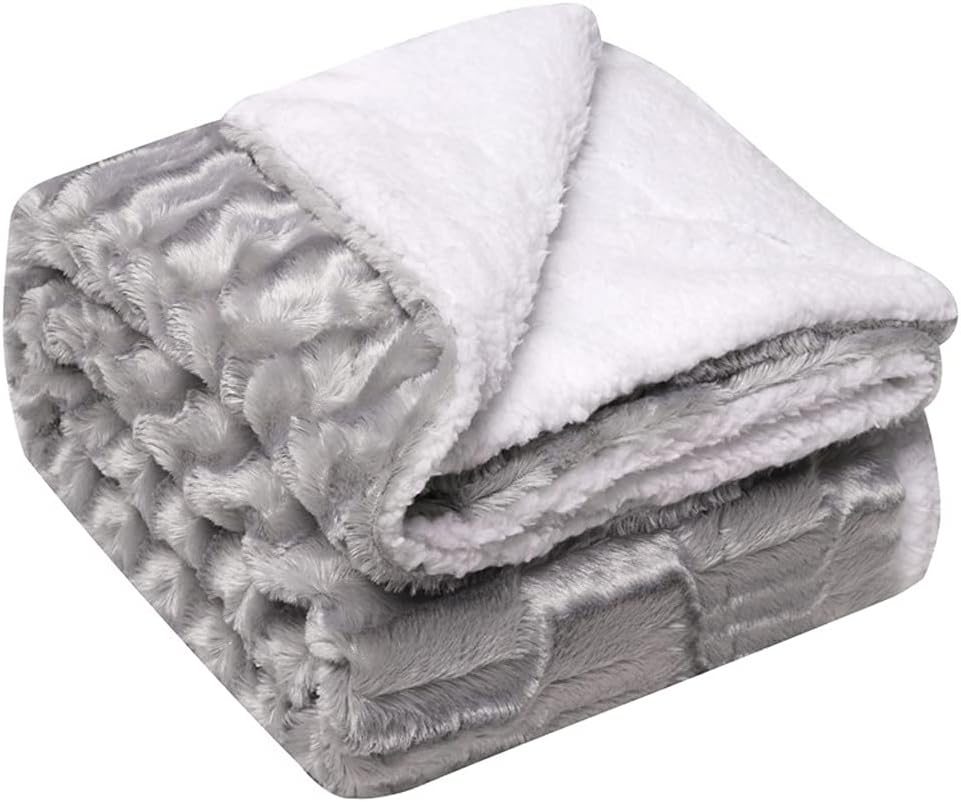 Lambskin Sofa Couch Blanket Plaid Beach Bathing Wraps Hotel Restaurant Plaids Drop (Gray 120x150cm)