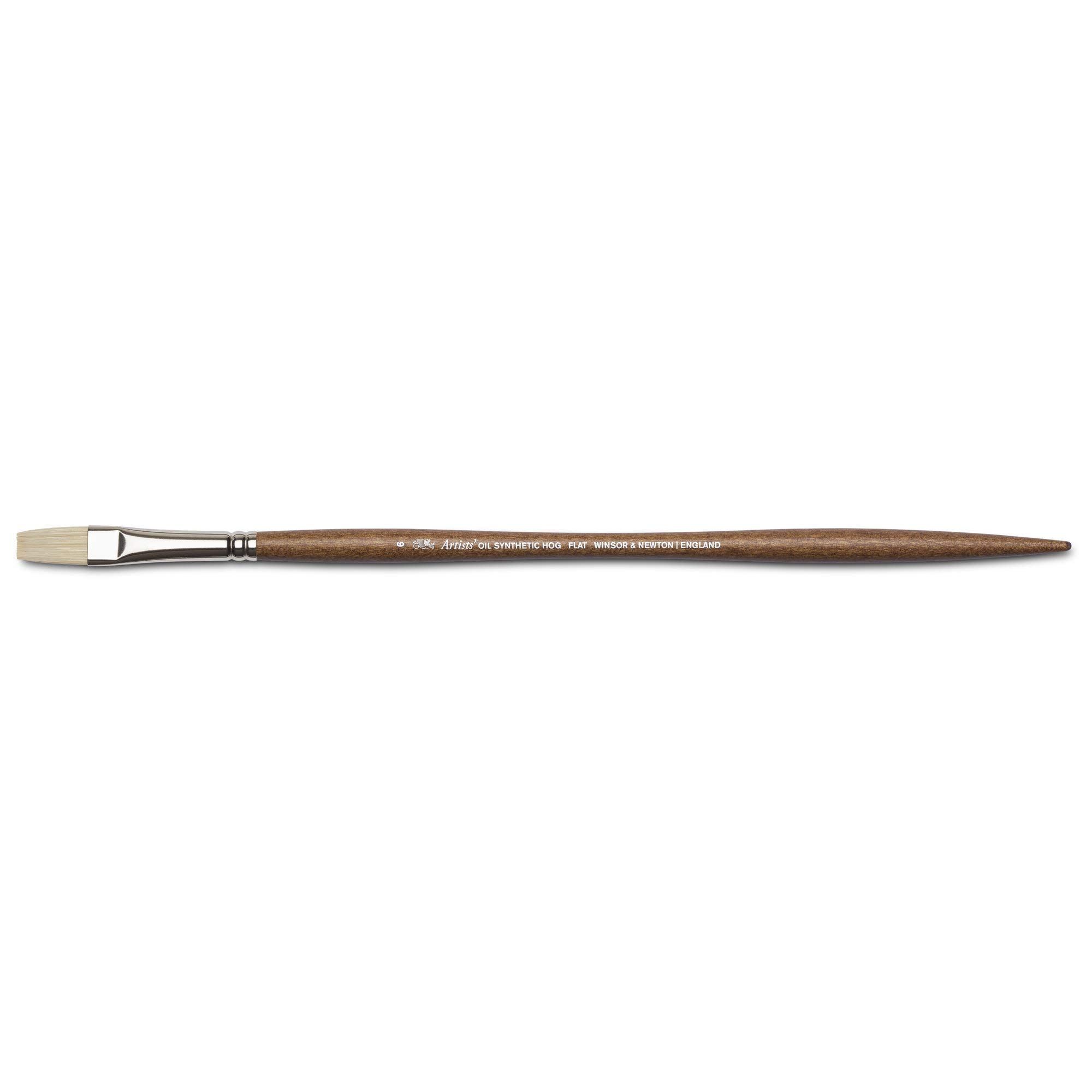 Winsor & Newton Artists' Oil Synthetic Brush, Flat #6
