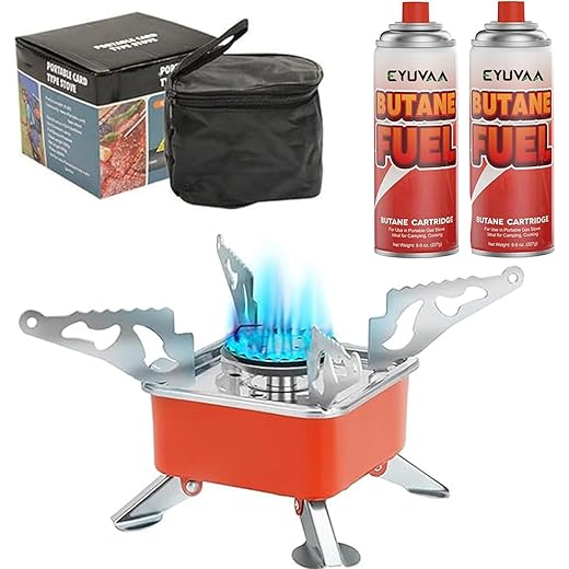 EYUVAA Portable Gas Stove for Travel