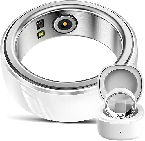 Smart Ring - Medidor de paso de ritmo cardíaco, presión arterial, oxígeno en sangre, monitoreo del sueño, anillo inteligente, rastreador de