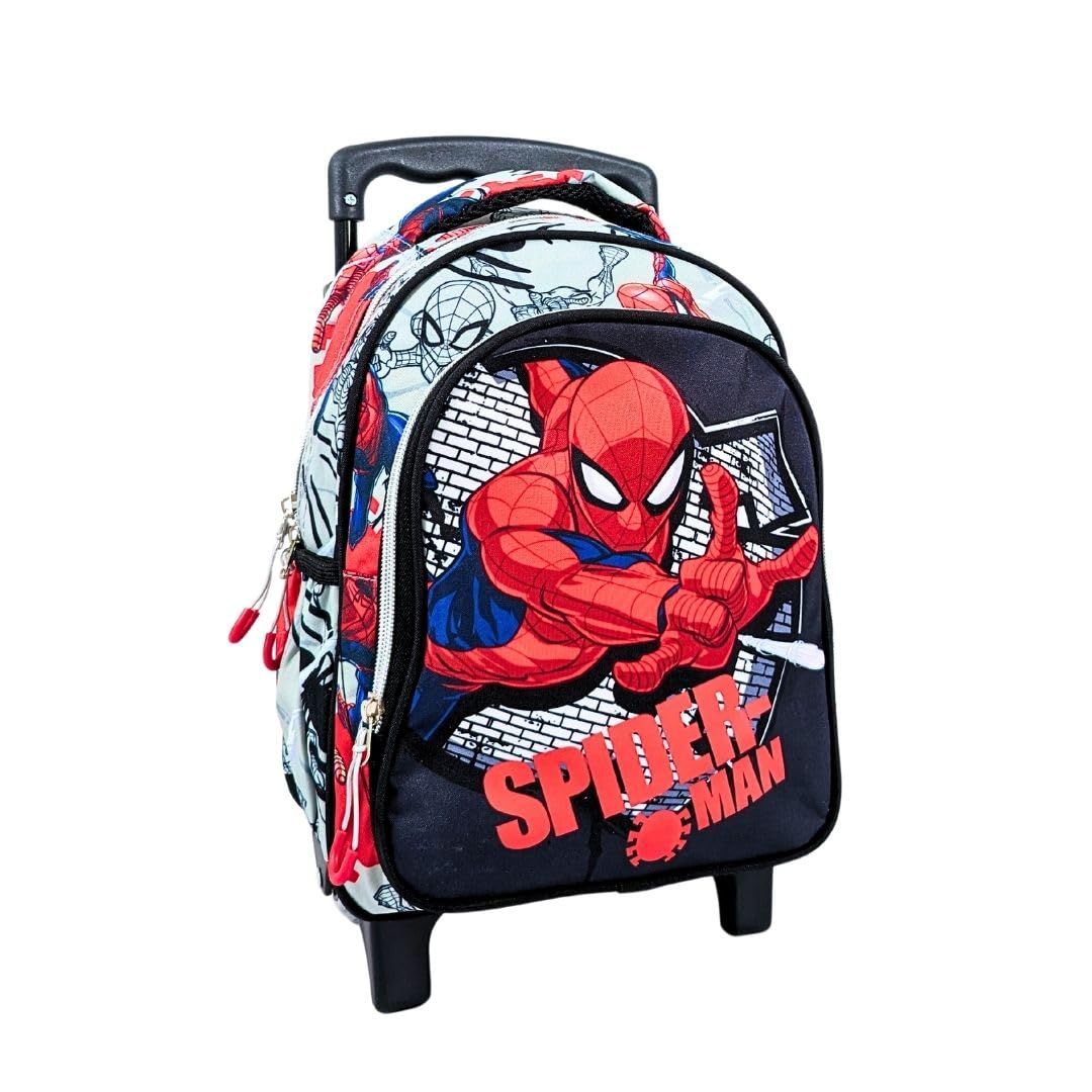 mybagstory Mochila infantil para niños - Escuela - Guardería - Primaria - Mochila - Correas ajustables - Idea de regalo - 30 cm - Ruedas - Trolleys
