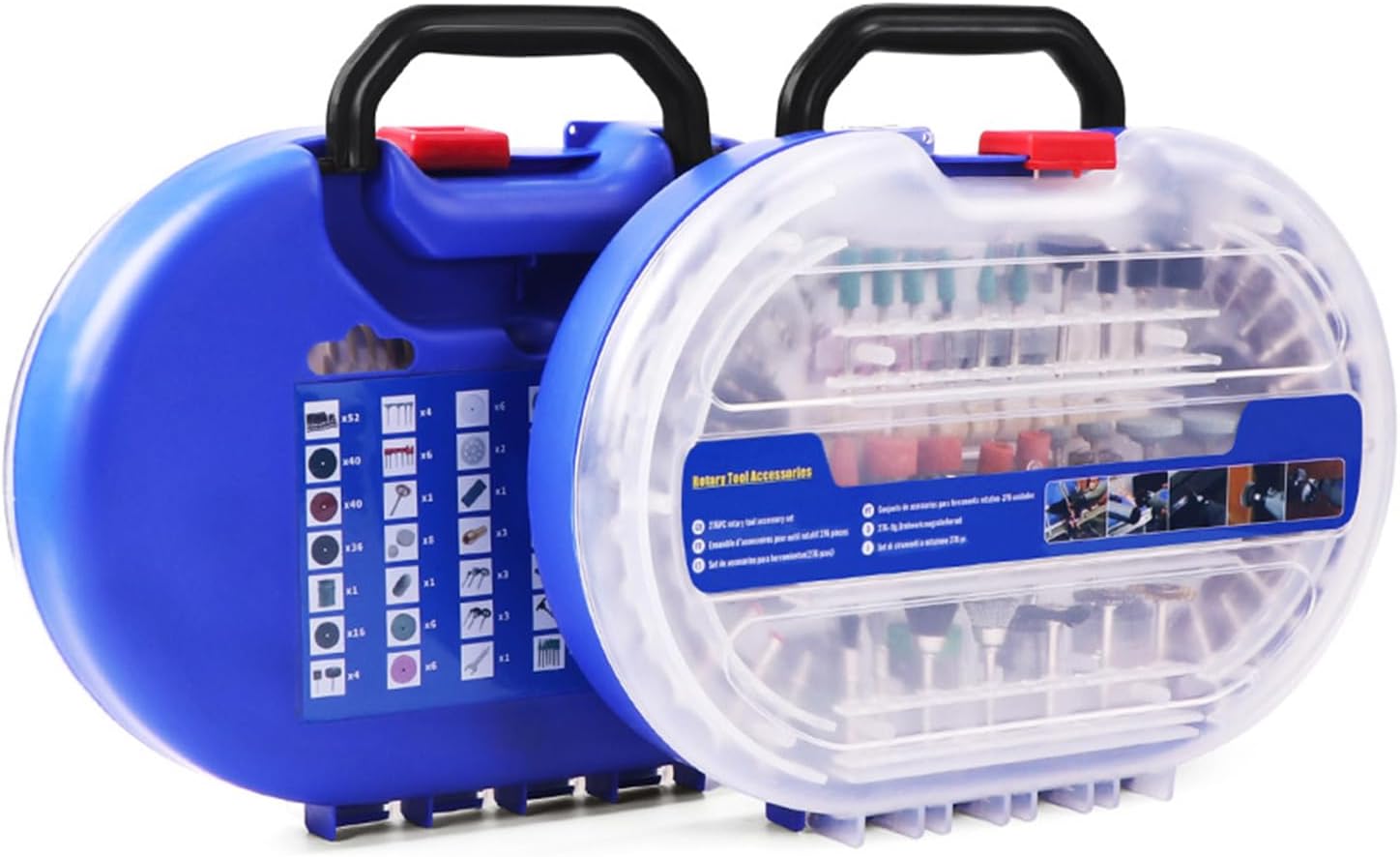 276Piece Electric Grinder Accessories Set Angled Grinder Kits Rotary Tool Set for Grinding Polishing Cutting Grinding Sanding Tools