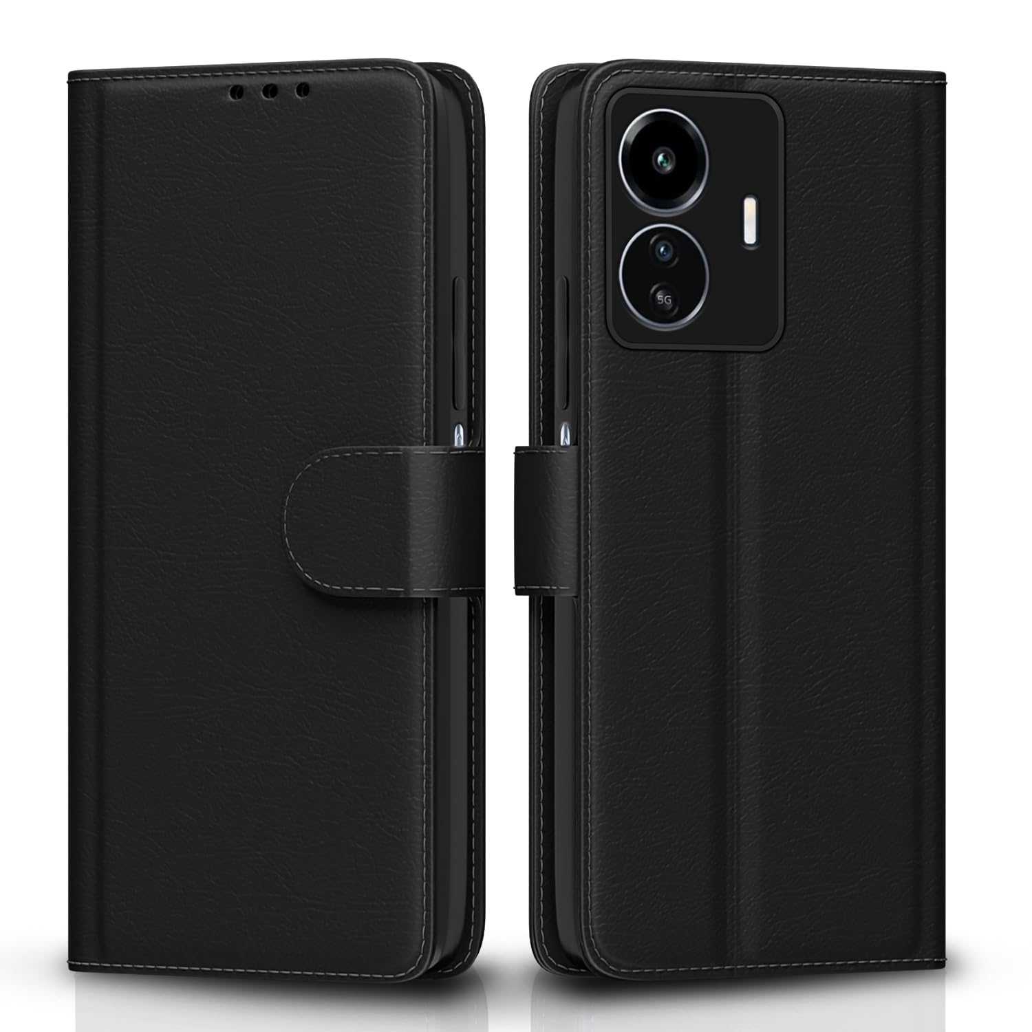 iQoo Z6 Lite 5G Flip Case - Leather Wallet Stand -1