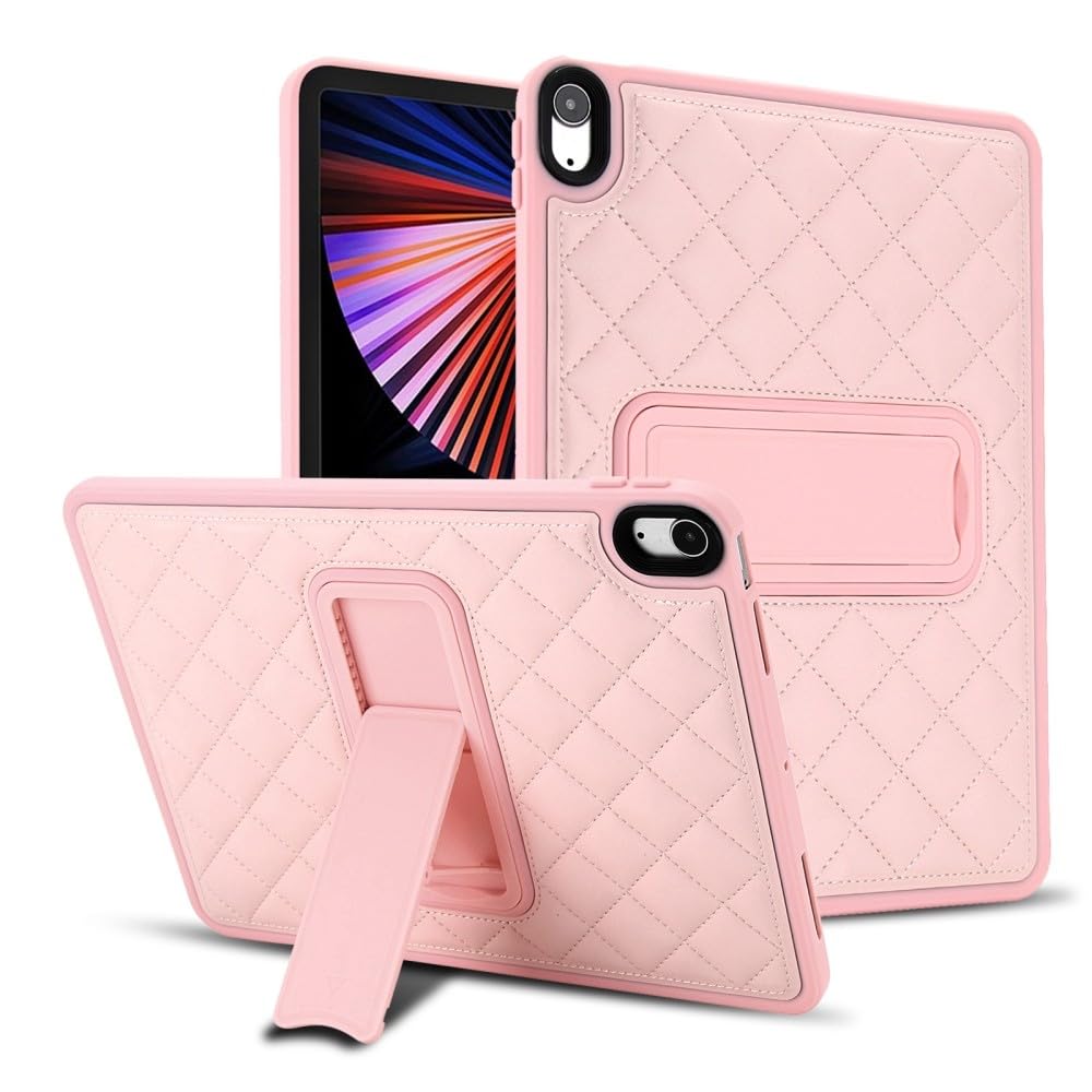 Étui iPad Air 4e/5e génération 10.9 rose antichoc avec support rigide - 7