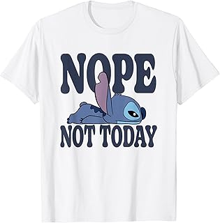 Lilo & Stitch Nope Not Today Sleepy Stitch T-Shirt