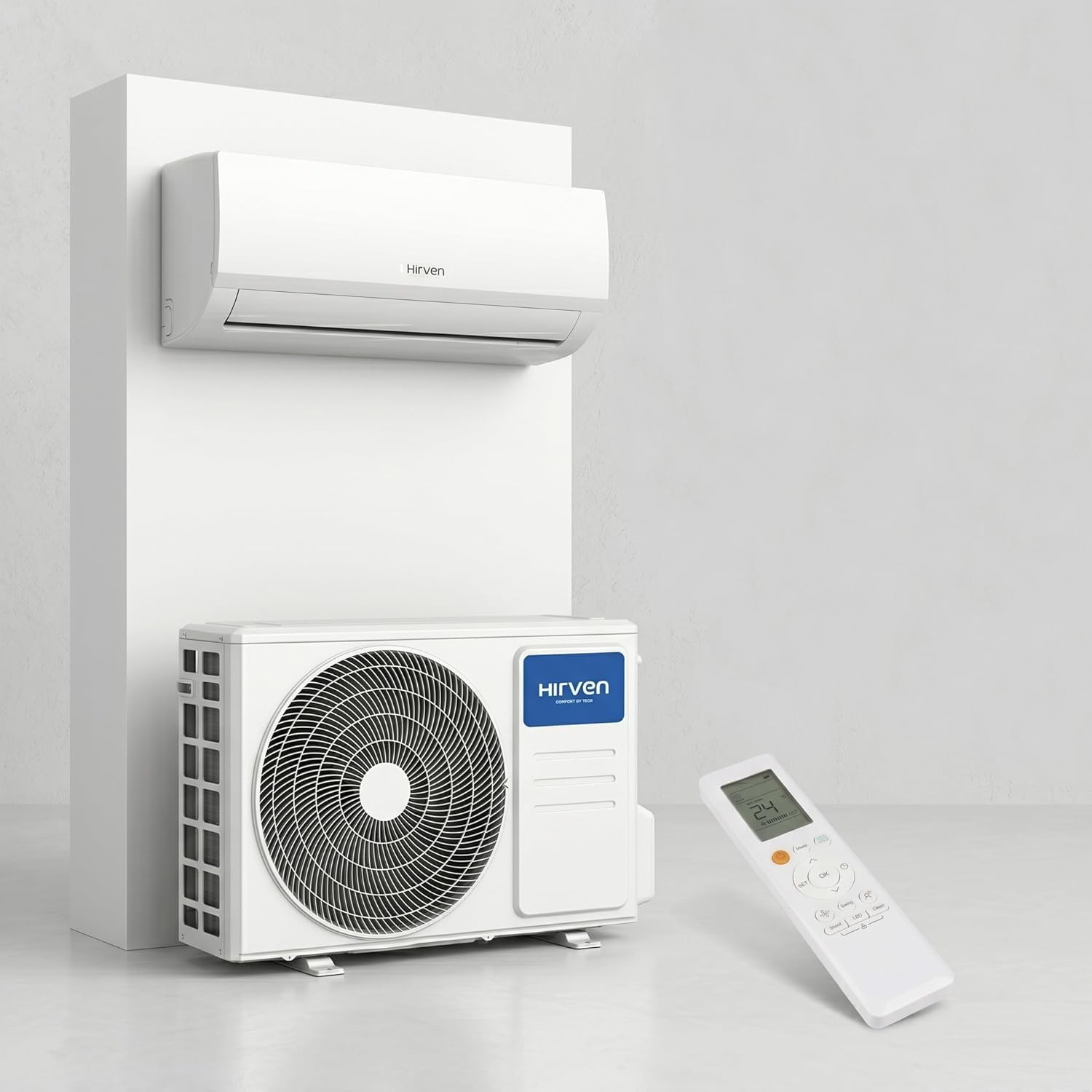 Hirven Handy Easy Plus Climatizzatore Monosplit Inverter, A++, Wi-Fi, R32, 220-240V (12000, BTU)